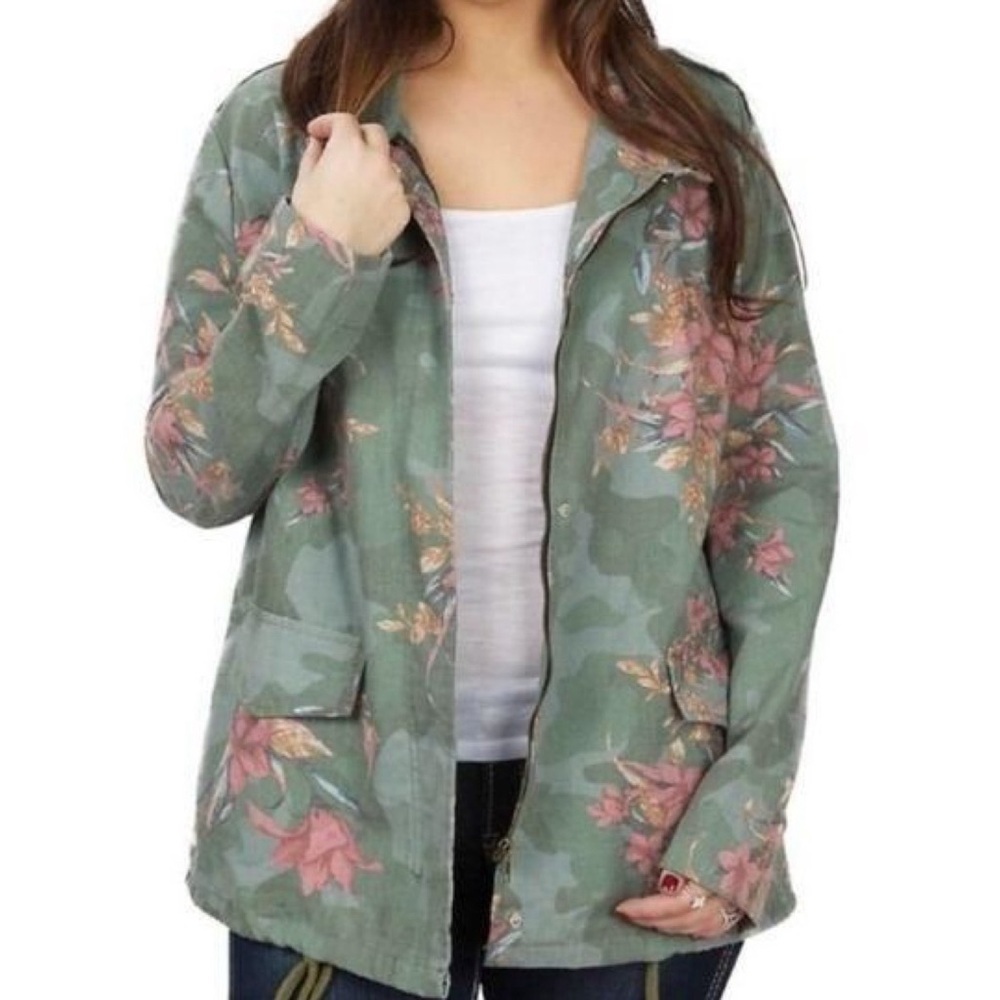 JEALOUS TOMATO CAMO PRINT ANORAK JACKET